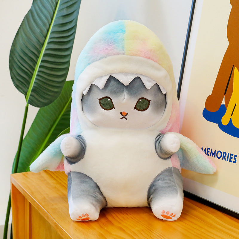 Shark Hoodie Plush Pillow