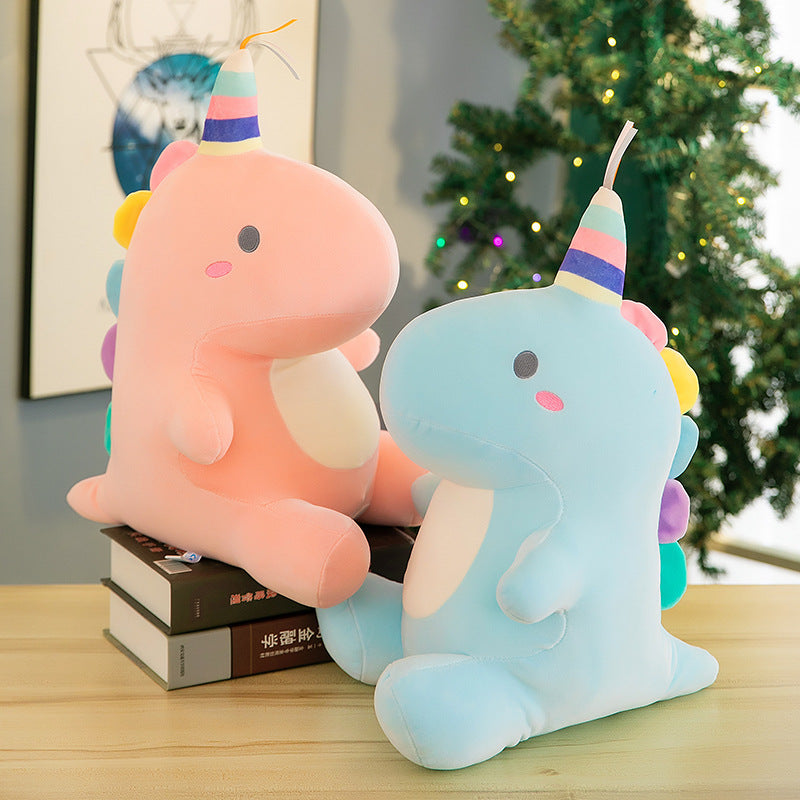 Party Dino Plush Pillow