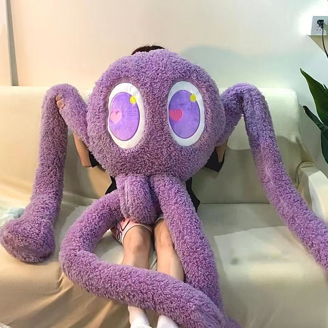 Oversized Plush Octopus Pillow