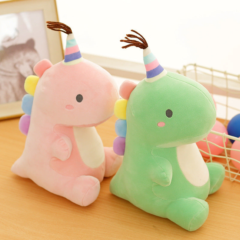 Party Dino Plush Pillow