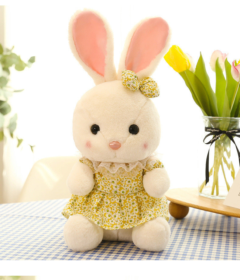Rabbit Plush Throw Pillow