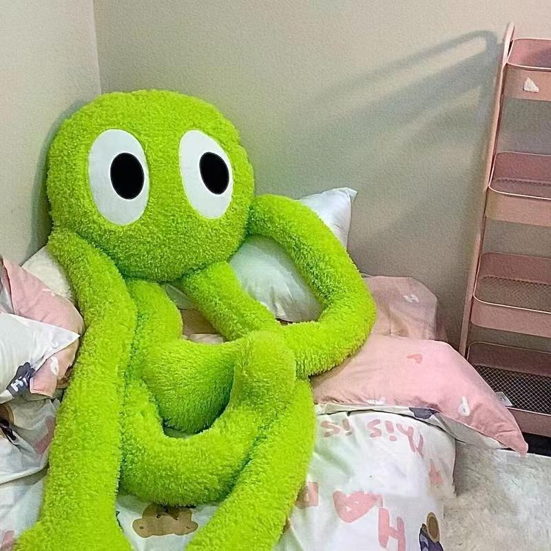Oversized Plush Octopus Pillow